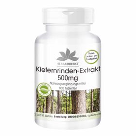 KIEFERNRINDENEXTRAKT 500 mg Tabletten