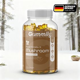 Gummily® Power Komplex 10 Mushroom Vitalpilz Gummibärchen mit Ashwagandha Extrakt
