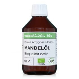 Mandelöl BIO kaltgepresst von wesentlich.