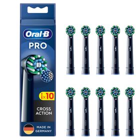 Oral-B - Aufsteckbürsten "Pro - CrossAction" 10er-Pack in schwarz