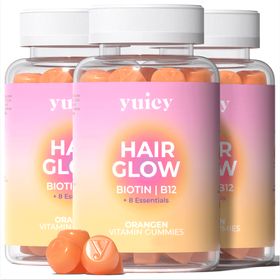 yuicy Hair Glow Biotin Gummies für Haarwachstum