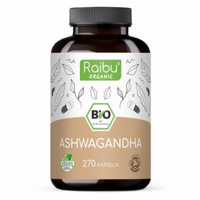 RAIBU BIO Ashwagandha Kapseln Hochdosiert