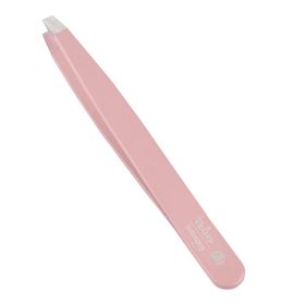 Niegeloh Solingen Pinzette, schräg, rostfrei, TopInox, rosa