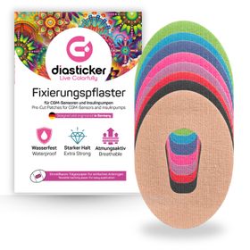 Diasticker® Dexcom G6 Fixierpflaster "Mix"