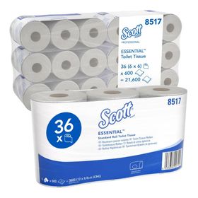 Scott® Essential™ Toilettenpapier 8517 2-lagig 36 Rollen/21.600 Blatt