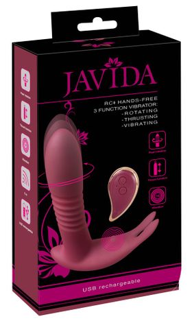 JAVIDA - Hands-Free - Stoßvibrator mit Klitorisvibrator
