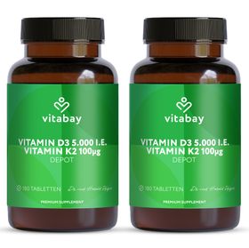 Vitabay Vitamin D3 K2 5000 IE