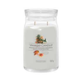 Yankee Candle Woodland Wochenende Erinnerungen Signatur Kerze groß