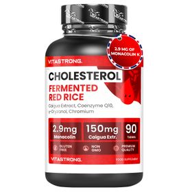 Vitastrong Cholesterol Complex - 90 Tabletten, Unterstützung für Cholesterin und Stoffwechsel