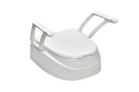 Toilettensitzerhöhung QUICK TOP Armlehnen + Deckel