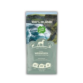 Irish Pure Hunde Adult Trockenfutter, Weißfisch mit Gemüse & Kelp-Alge