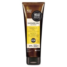 Hello Nature Duschgel Herren Damen mit Marula Öl für Körperpflege