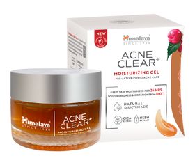 Himalaya Acne Clear+ Feuchtigkeitsgel – Mit Salicylsäure, CICA & Neem, 50 ml