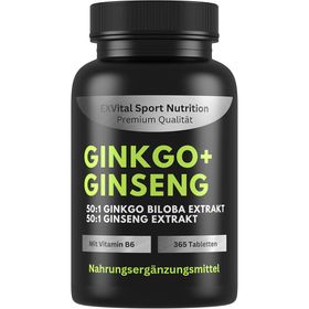 EXVital® Ginkgo Biloba und Koreanischer Ginseng 365 Tabletten