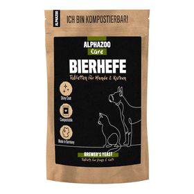 ALPHAZOO Bierhefe Tabletten I Hund Katze I Biotin I Vitamin B Komplex gegen Haarausfall & Schuppen