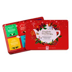 ETS - Wintertee-Kollektion in Metalldose Premium Holiday Collection Rot bio