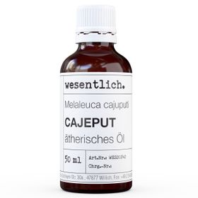 Cajeput - ätherisches Öl von wesentlich.