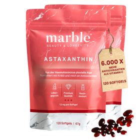 marble© Astaxanthin | 12 mg pro Softgel - Sparset