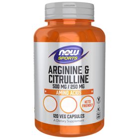 Now Foods, Arginine 500mg & Citrulline 250mg