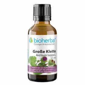 Bioherba Grosse Klette Arctium lappa L. Tropfen Tinktur Extrakt