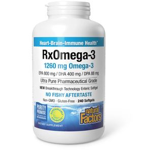 Natural Factors, Rx Omega-3,  Softgels, Omega-3 mit EPA & DHA