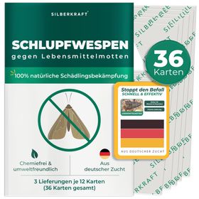 SILBERKRAFT Schlupfwespen gegen Lebensmittelmotten