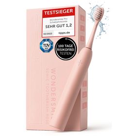 Wondersmile Schallzahnbürste Pro Atomic Rose - Testsieger - 100 Tage risikofrei testen