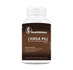 Tausendkraut Chaga Pulver BIO Kapseln