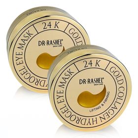 DR.RASHEL Augenpads Kollagen Gel Augenmaske Anti-Falten Gold