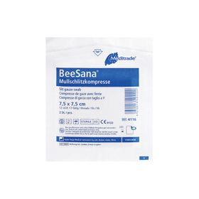 BeeSana® Mullschlitzkompresse