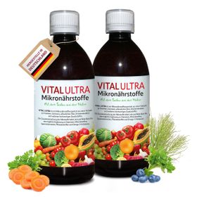 VITAL ULTRA Mikronährstoffkonzentrat aus Obst, Gemüse, pflanzlichen Ölen und Kräuterextrakten