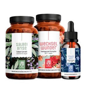 Wechseljahre-Paket: SALBEIBRISE, WECHSELWUNDER, TRAUMHAFT - NATURTREU®