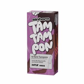 Einhorn - TamTampons Bio Super