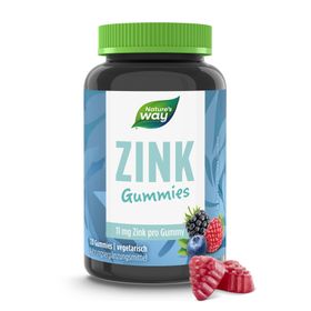 Zink Gummibärchen I 22 mg hochdosiertes Zink I Mixed Berry Geschmack I vegetarisch I 120 Stk