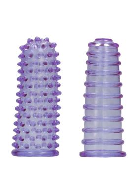 Lust Finger - Soft and Bumpy Sleeves - Purple