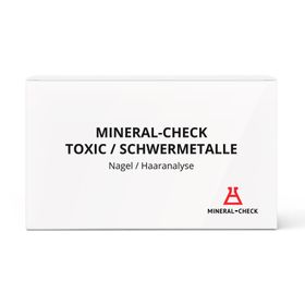 Mineral-Check Toxic / Schwermetalle Test - Nagel oder Haaranalyse