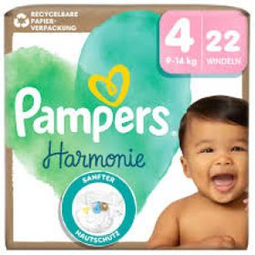 Pampers Harmonie Gr. 4 (9-14kg) 22 st.