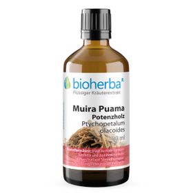 Bioherba Muira Puama  Potenzholz Ptychopetalum olacoides Tropfen Tinktur
