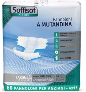 Soffisof Air Dry Windeln für Erwachsene Maxi Plus