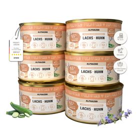 alphazoo Lachs + Huhn Nassfutter für Katze