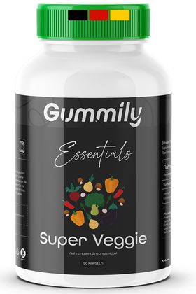 Gummily® Super Veggie Gemüse Extrakt - mit Shitake, Spinat Kapseln