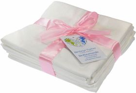 Blümchen Flatfold Birdseye Mulltücher Bio-BW Set 50x50 cm