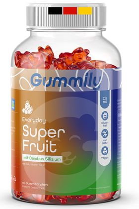 Gummily® Bambussilika Gummibärchen - LABORGEPRÜFT - Vegan Kollagen Booster