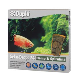Dupla Zierfischfutter Gel-o-Drops 24 Hemp & Spirulina