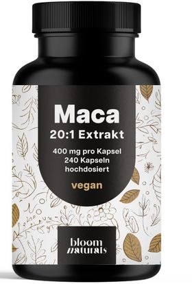 Bloom Naturals Maca Gold Kapseln