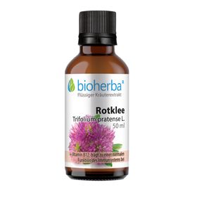 Bioherba Rotklee  Trifolium pratense L.  Tropfen  Tinktur Extrakt