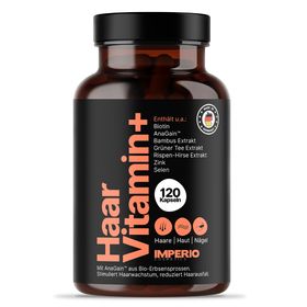 IMPERIO® Haarvitamin+ fördert Haarwachstum, reduziert Haarausfall, stärkt Haare, Haut und Nägel