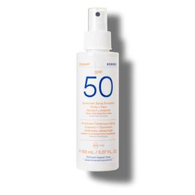 KORRES Yoghurt Sonnenschutz Sprüh-Emulsion für Gesicht & Körper SPF50