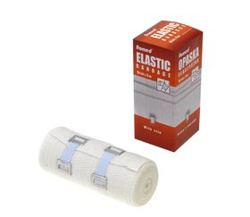 Romed Elastische Mittelzugbinden Fixierbinde mit Halteklammer in Folie