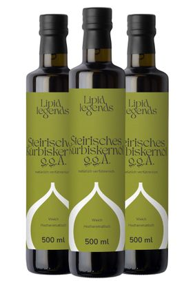LIPID LEGENDS Steirisches Kürbiskernöl g.g.A.